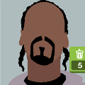 icomania:Black man with goatte and braids