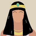 icomania:Egyptian woman with gold headband.