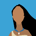 icomania:Tan girl with long dark hair and blue necklace.