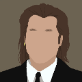 icomania:Man with long brown hair and gold earring.