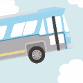 icomania:A bus flying in the air